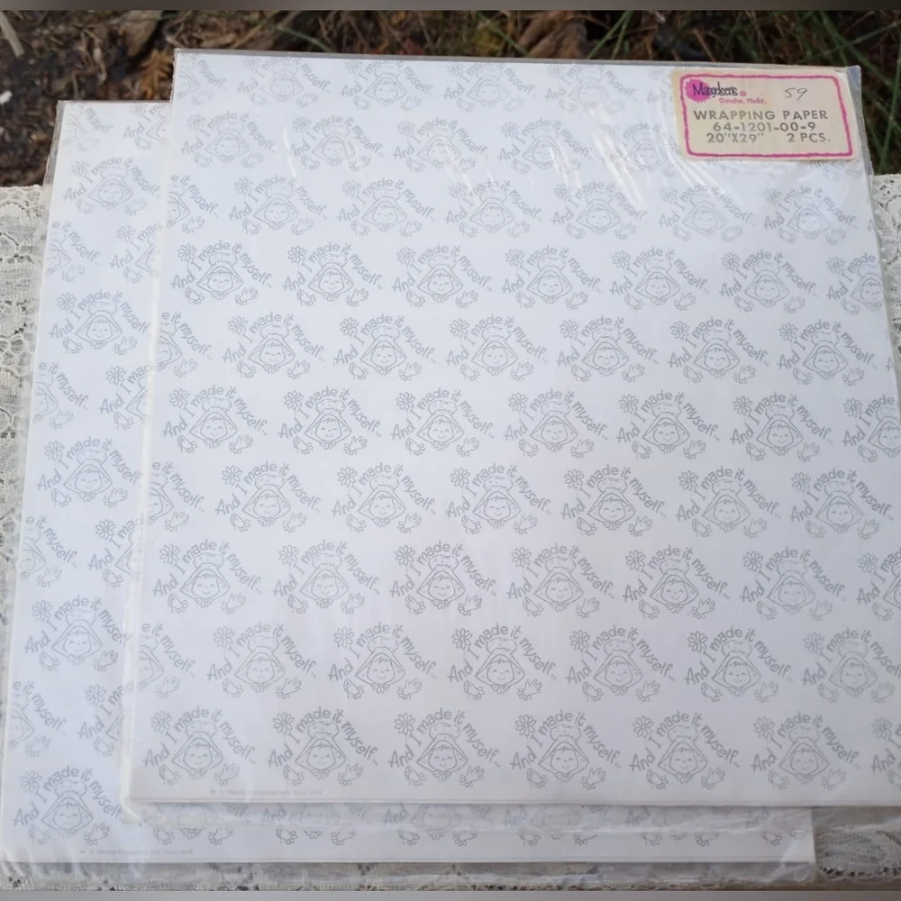 2 Packages Crafter's Gift Wrap Mangelsen's 